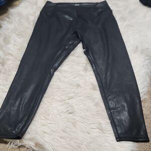 Free People Movement Faux Leather Leggings- Large